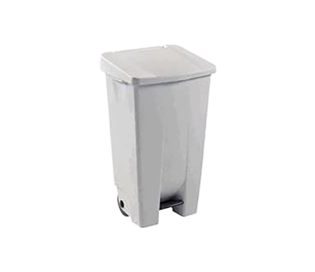Poubelle blanche a pédale - 130L