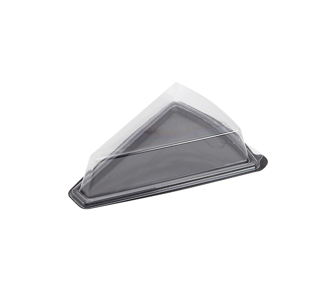 Boîte triangle tarte fond noir 129x164