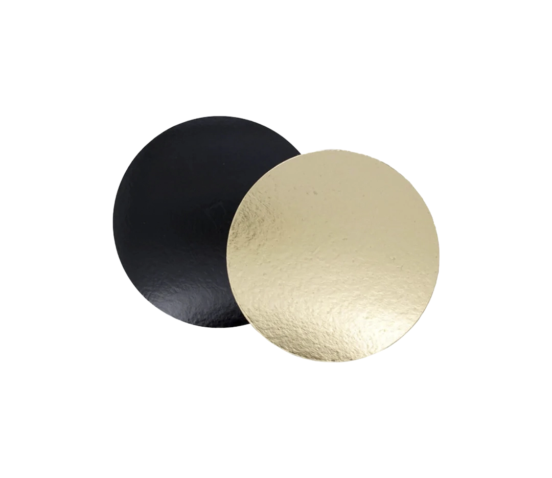 Rond noir présentation 14cm - x100