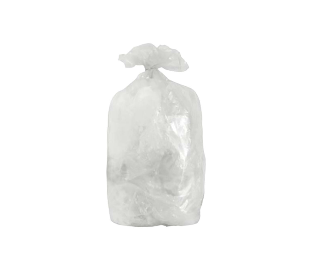 Sacs poubelle PEBD transparents 130L - x25