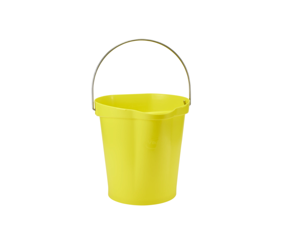 Seau gradué bec verseur jaune - 12L