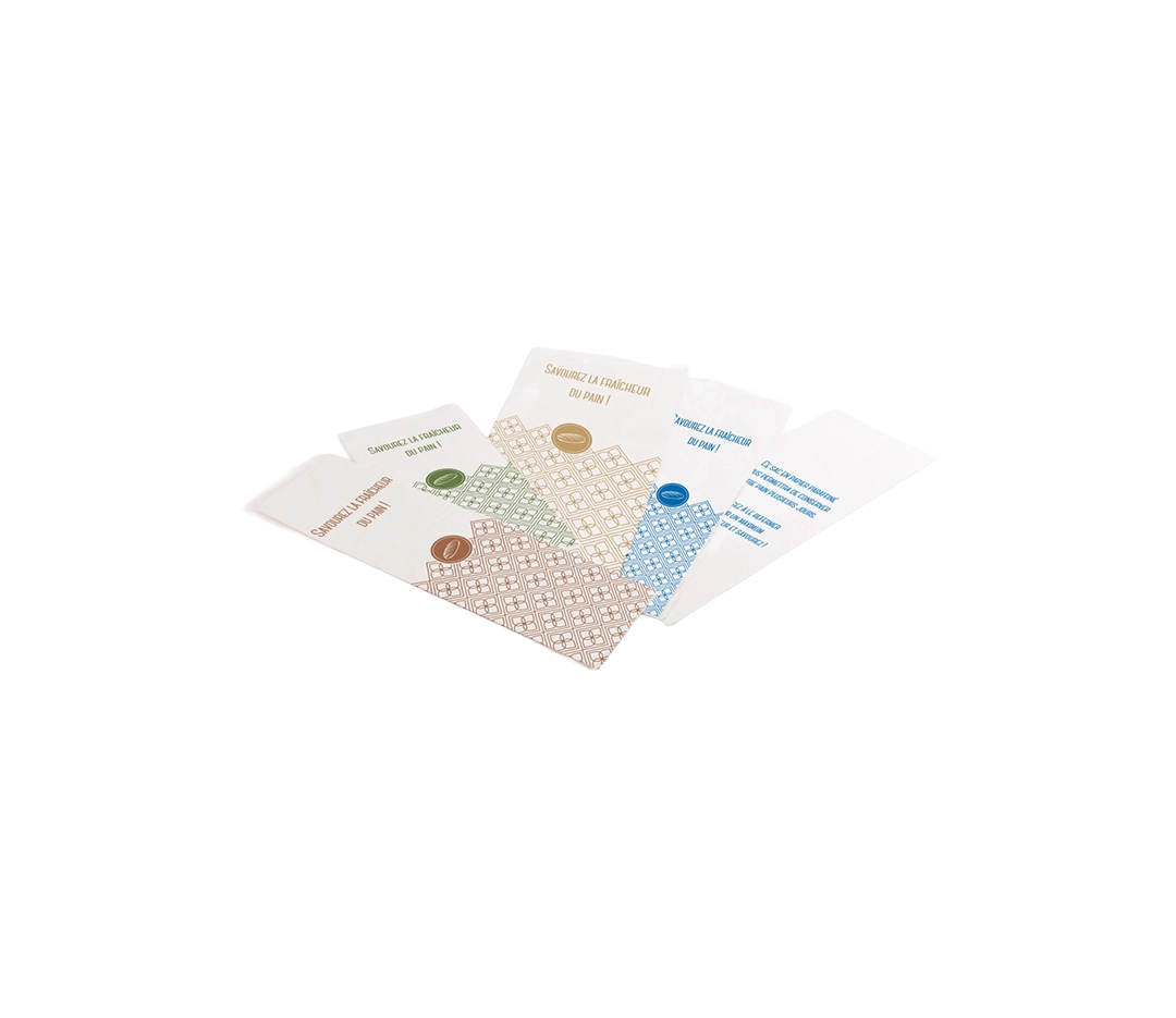 Sacs à pain paraffinés bleus 150*50*440 - x250