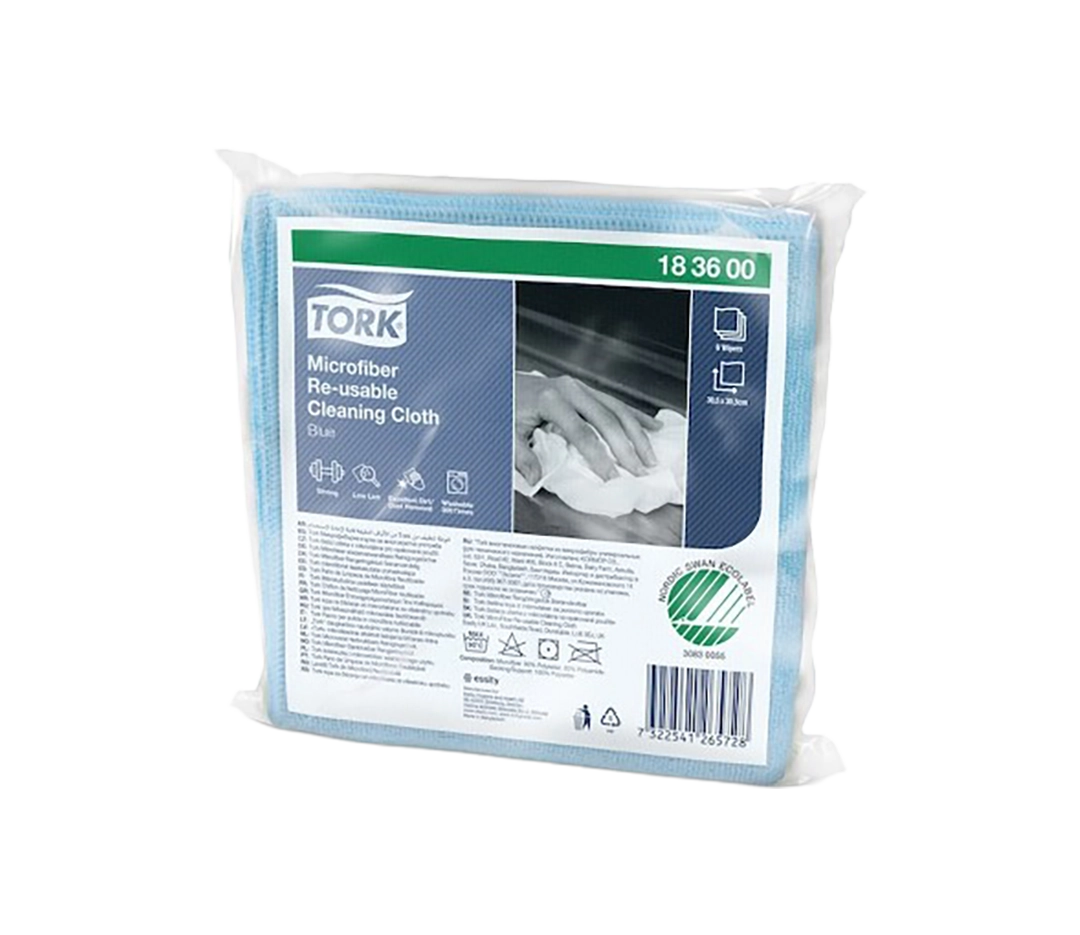 Chiffons Microfibre Bleus - x6