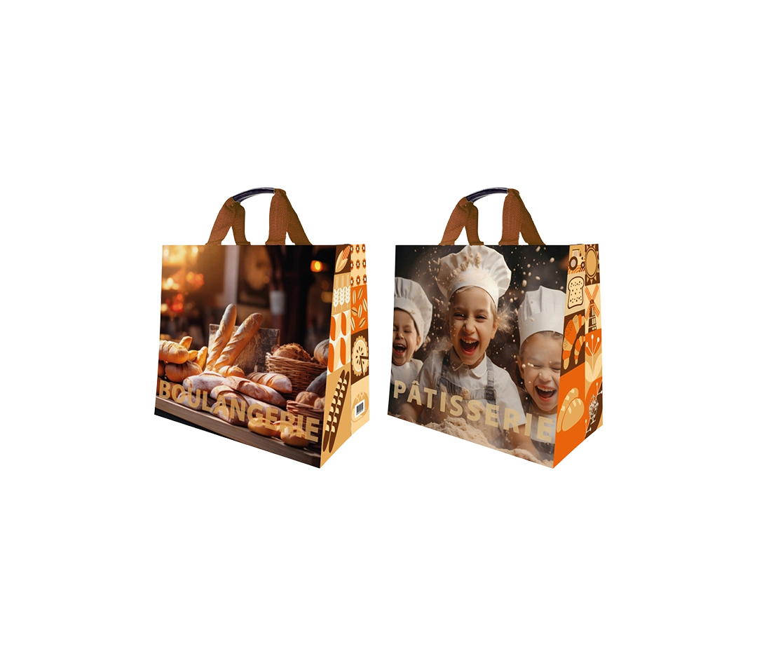 Sacs cabas 37+23x36cm - x25