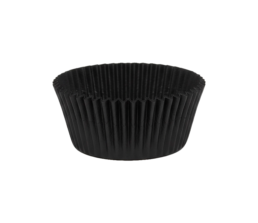 Caissettes papier noires N°6 - x1000
