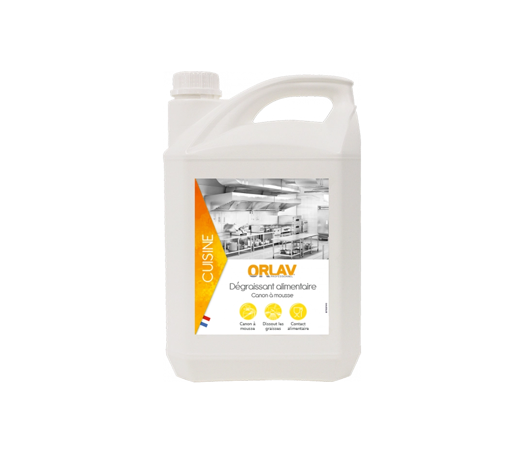 Dégraissait alimentaire canon à mousse - 5L
