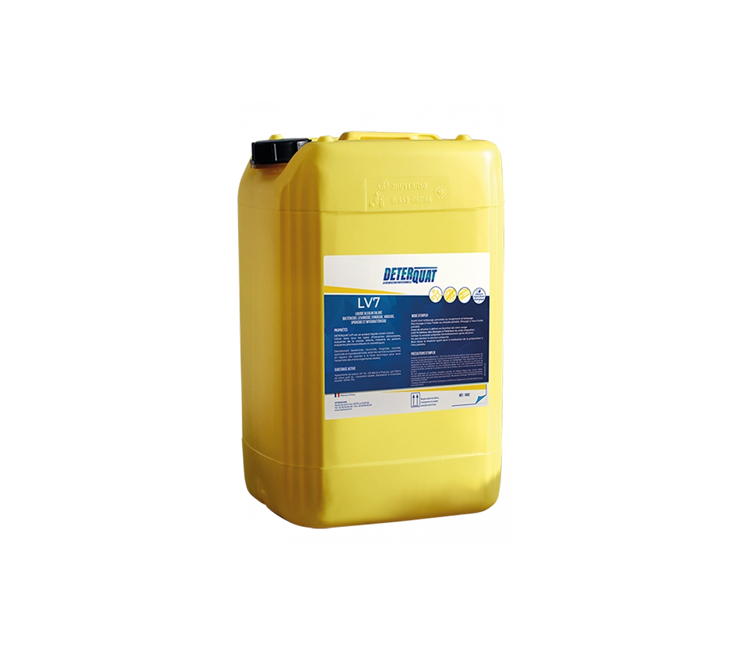 Désinfectant alcalin DETERQUAT LV7 - 24 kg