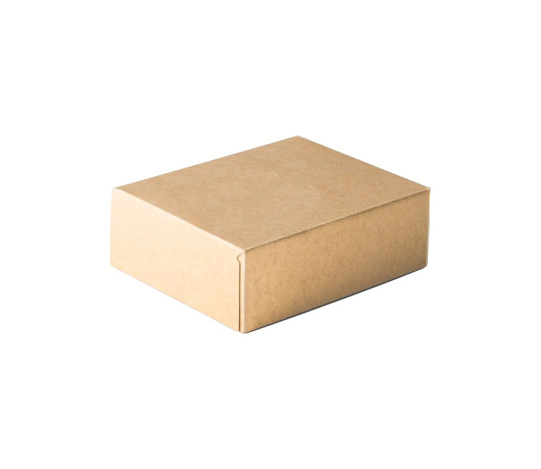 Boîte pâtissière kraft brun 23x8cm - x50