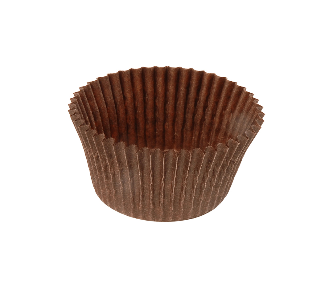 Caissettes papier cristal brun n°3 - x 1000